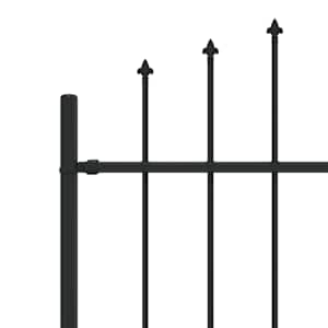 Spike plot Černá 200 x 130 cm Práškově lakovaná ocel - obrázek 5