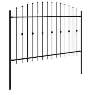 Spike plot Černá 200 x 130 cm Práškově lakovaná ocel - obrázek 4
