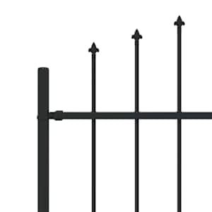 Spike plot Černá 200 x 200 cm Práškově lakovaná ocel - obrázek 5