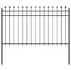 vidaXL Ring Aed TILBURG 200 x 166 cm Pulberv&auml;rvitud teras Must
