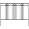 vidaXL Koonusedega Aed BAARLO 200 x 116 cm Pulberv&auml;rvitud teras Must