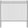 vidaXL Koonusedega Aed BAARLO 200 x 200 cm Pulberv&auml;rvitud teras Must