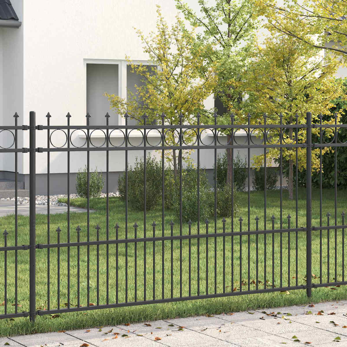 Spike ring hegn HORST Pulverlakeret stål Sort