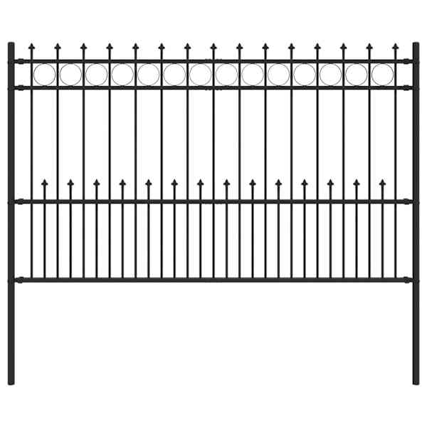 vidaXL Nugade ring aia HORST 200 x 166 cm Pulberv&auml;rvitud teras Must