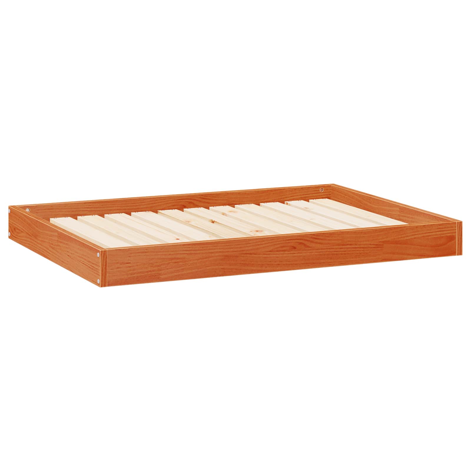 Hondenbed Wasbruin 101,5 x 74 x 9 cm Massief Vurenhout image 2