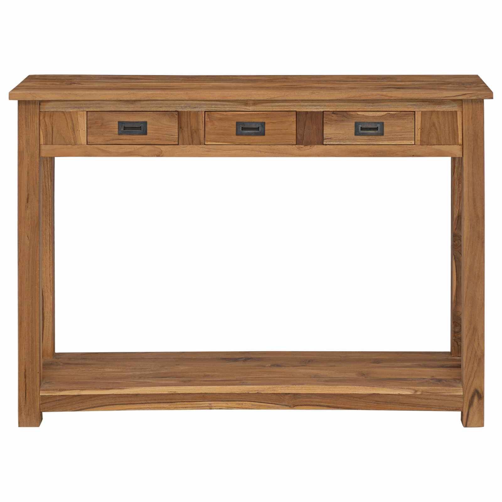 Wandtafel Naturel 110 x 30 x 80 cm Massief Teakhout image 3