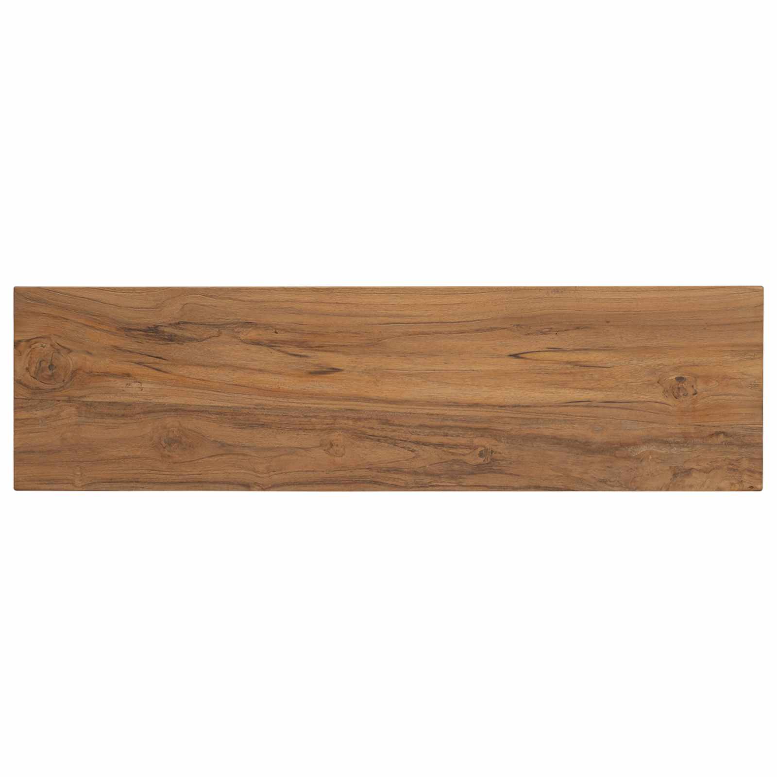 Wandtafel Naturel 110 x 30 x 80 cm Massief Teakhout image 5