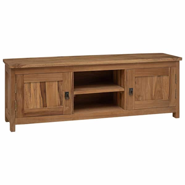 vidaXL Telerikapp 110 x 30 x 40 cm Naturaalne Tugev teakpuit