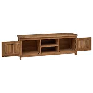 TV stolek 110 x 30 x 40 cm Přírodní Pevné teakové dřevo - obrázek 2