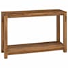 vidaXL Konsoollaud Naturaalne 110 x 35 x 75 cm Tugev teakpuit