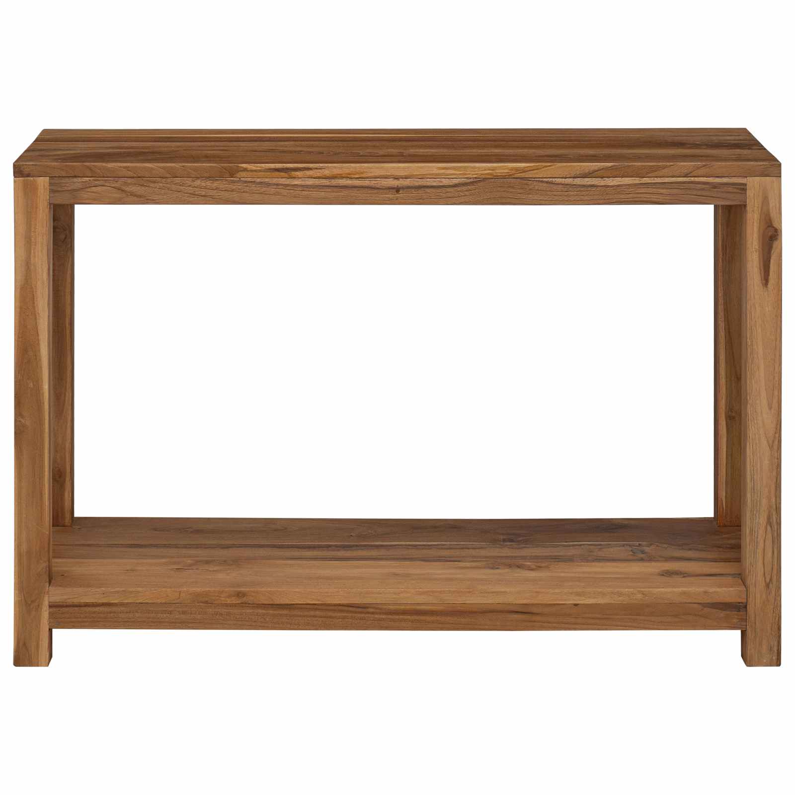 Wandtafel Naturel 110 x 35 x 75 cm Massief Teakhout image 2