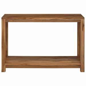 Konzolový stolek Přírodní 110 x 35 x 75 cm Pevné teakové dřevo - obrázek 2