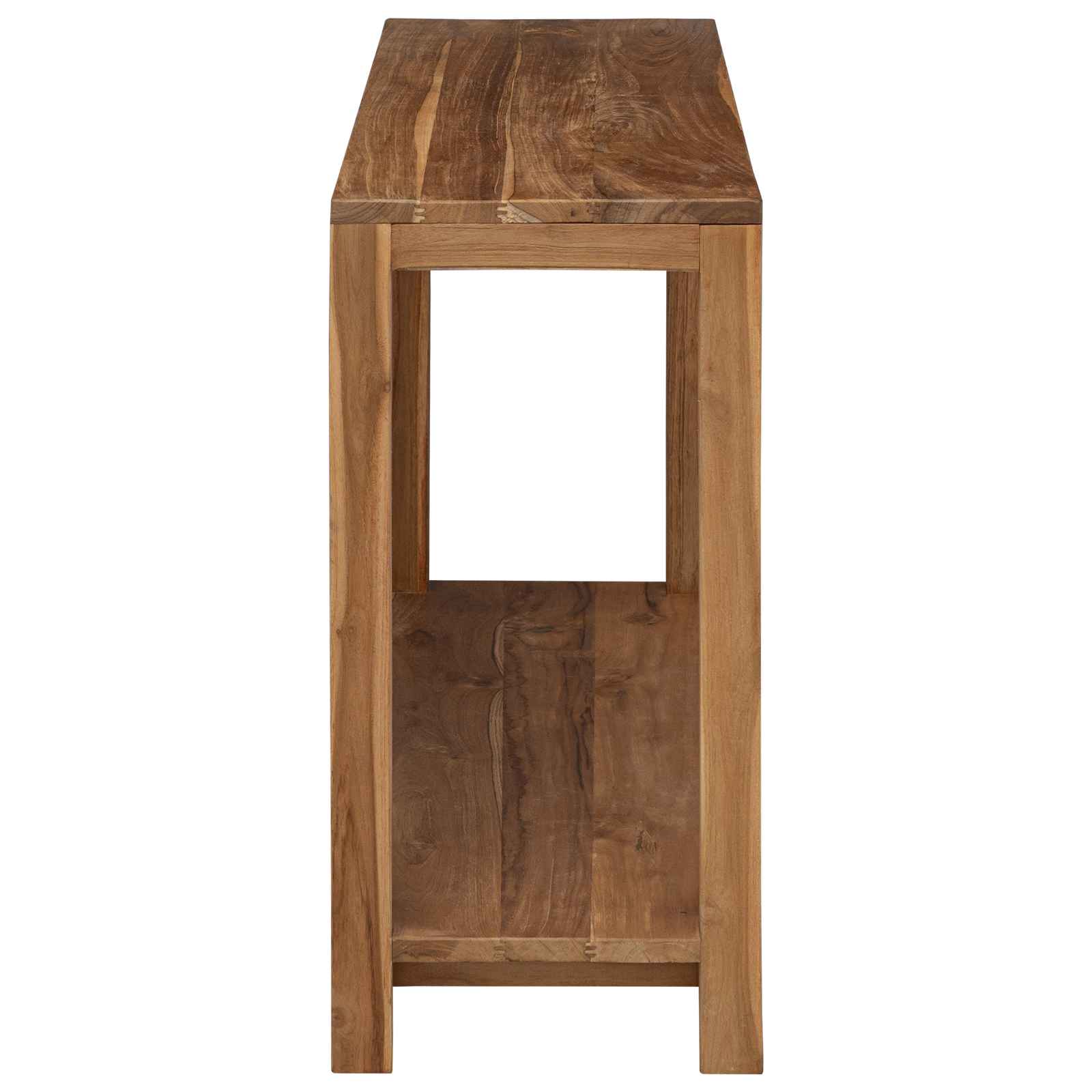Wandtafel Naturel 110 x 35 x 75 cm Massief Teakhout image 3