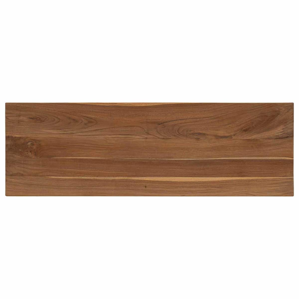 Konsolbord Naturfarvet 110 x 35 x 75 cm Massiv Teaktræ - Billede 4