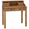 vidaXL Kirjutuslaud Naturaalne 89,5 x 49,5 x 100 cm Tugev teakpuit