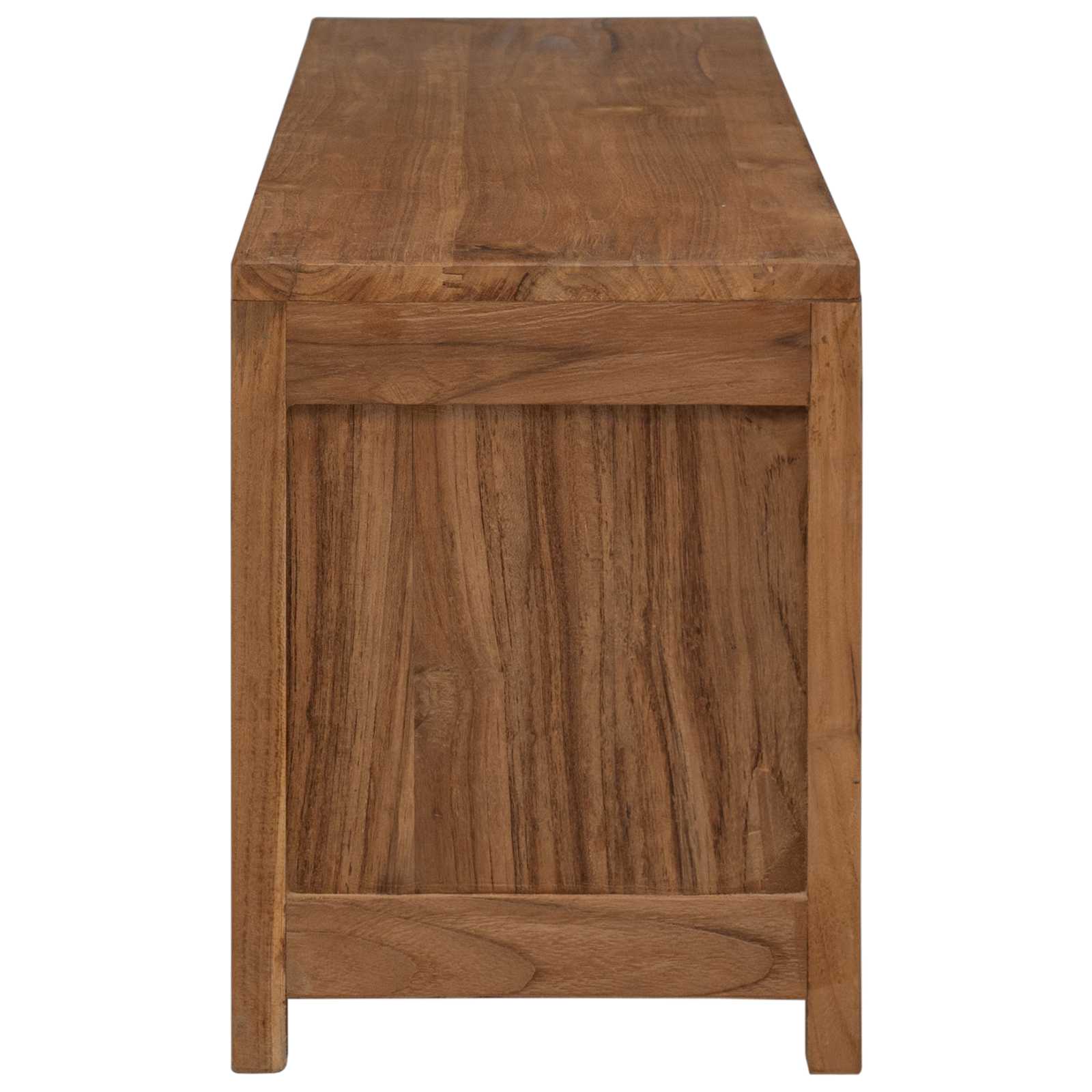 Tv-meubel 110 x 30 x 40 cm Naturel Massief Teakhout image 4