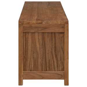 TV stolek 110 x 30 x 40 cm Přírodní Pevné teakové dřevo - obrázek 4