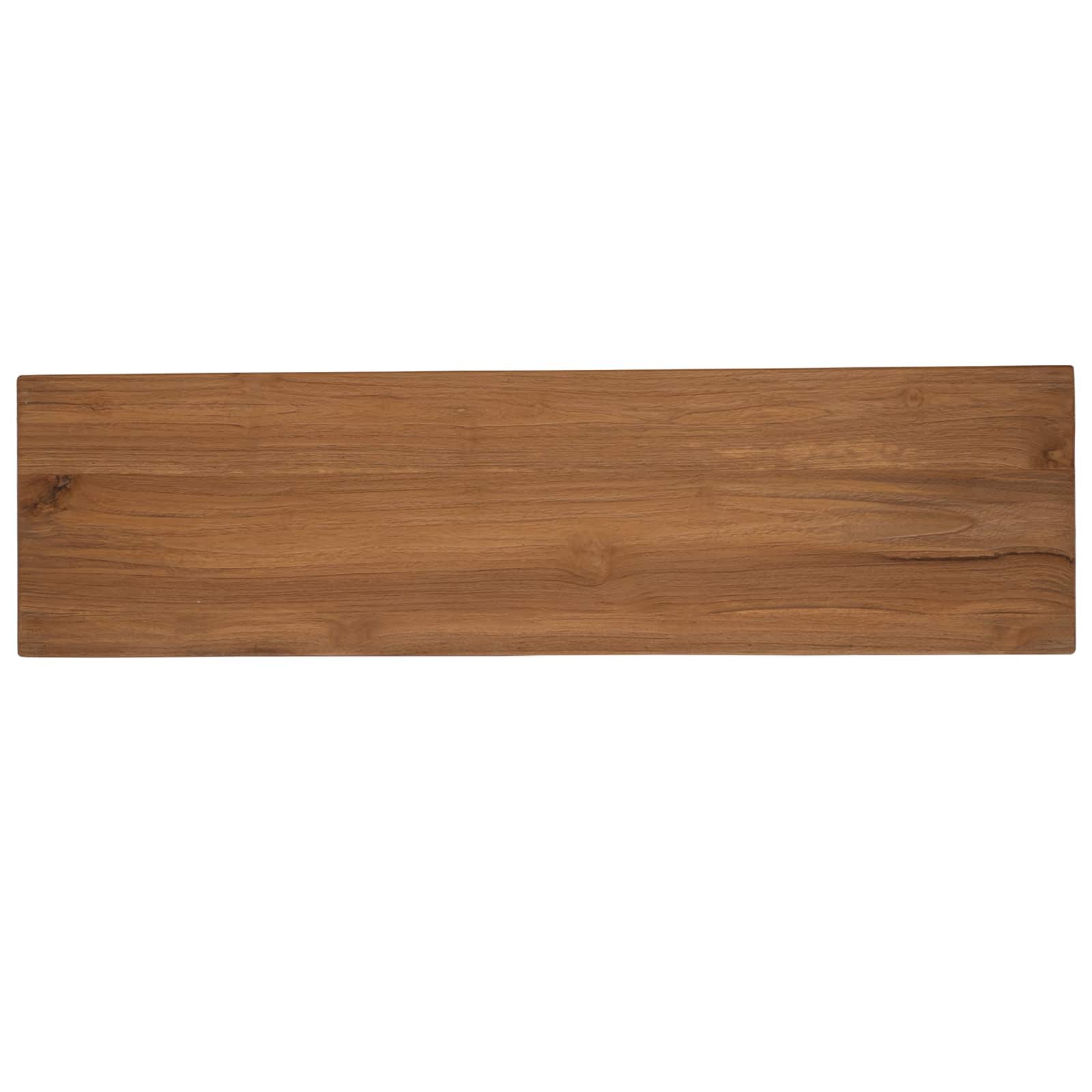 Tv-meubel 110 x 30 x 40 cm Naturel Massief Teakhout image 5