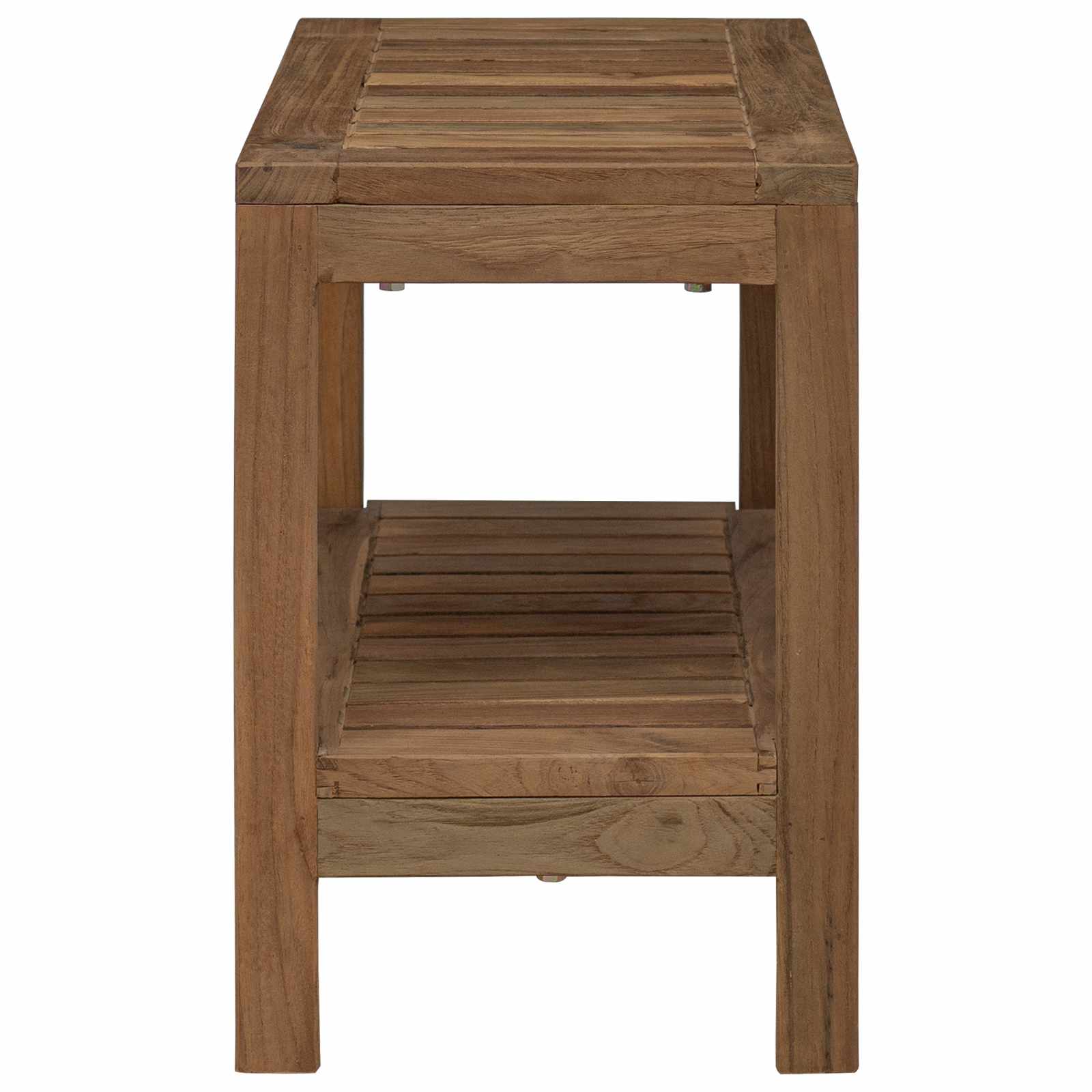 Badkamer Zijtafel Naturel 60 x 30 x 45 cm Massief Teakhout image 4