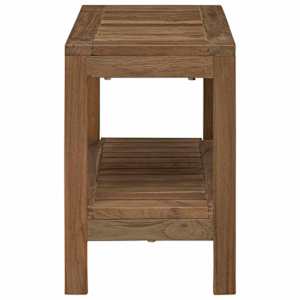 Koupelnová Boční Stolek s úložištěm Přírodní 60 x 30 x 45 cm - obrázek 4