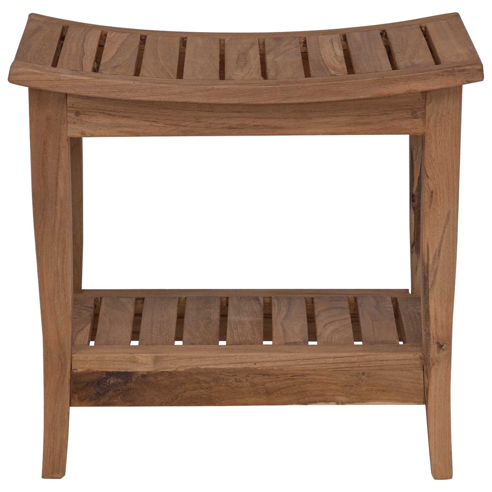 Badkamer Bijzettafel Naturel 50 x 35 x 45 cm Massief Teakhout image 3