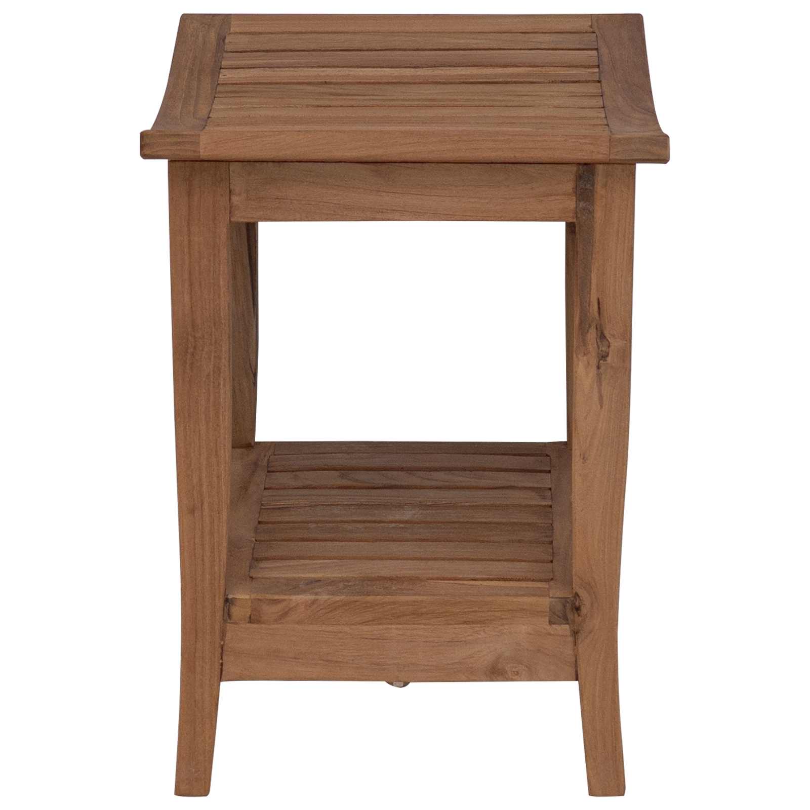 Badkamer Bijzettafel Naturel 50 x 35 x 45 cm Massief Teakhout image 4