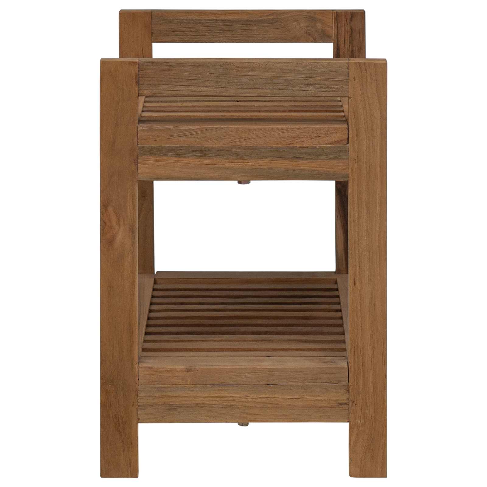 Badkamerplank Naturel 45 x 30 x 45 cm Massief Teakhout image 4