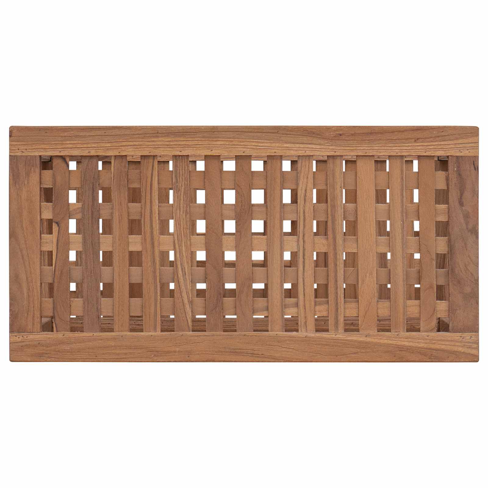 Badkamer Bijzettafel Naturel 60 x 30 x 45 cm Massief Teakhout image 5