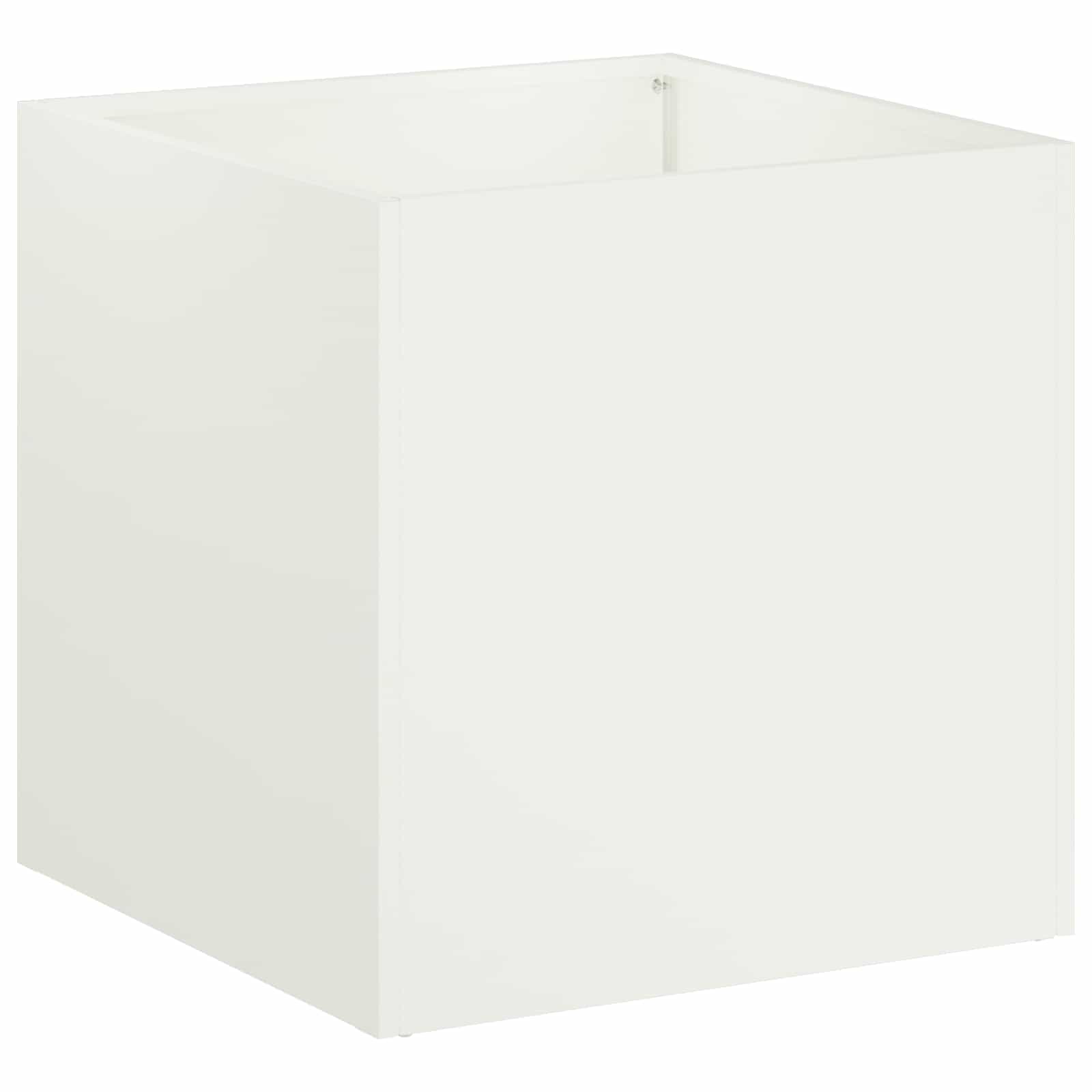 Plantenbak Wit 20 x 20 x 20 cm Koudgewalst staal image 2