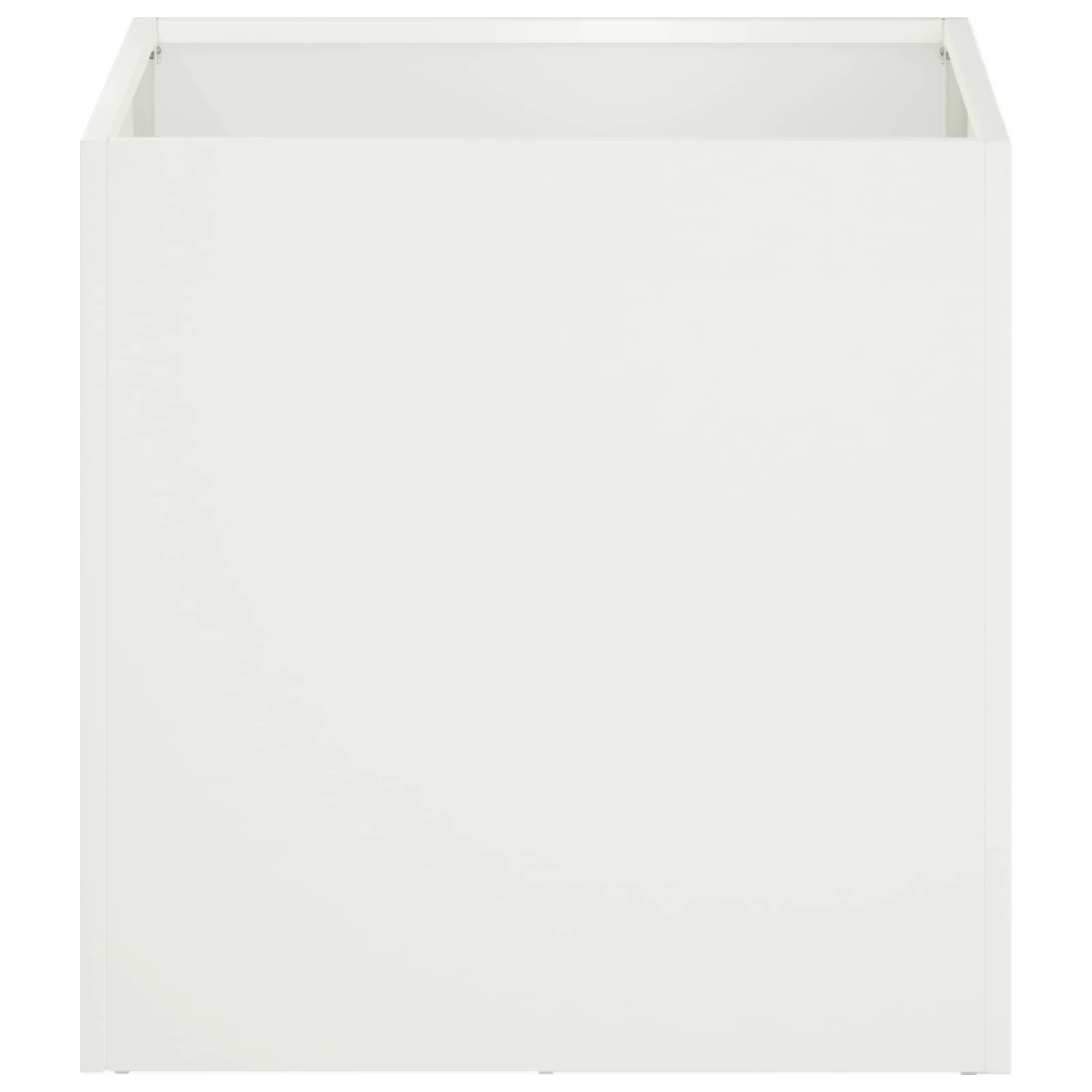 Plantenbak Wit 20 x 20 x 20 cm Koudgewalst staal image 3