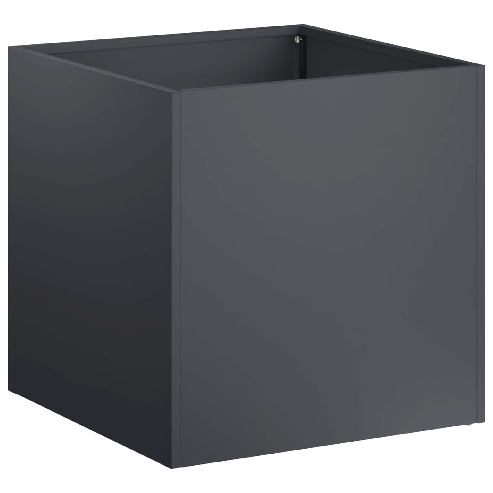 Plantenbak 2 st Antraciet 20 x 20 x 20 cm Koudgewalst staal image 3