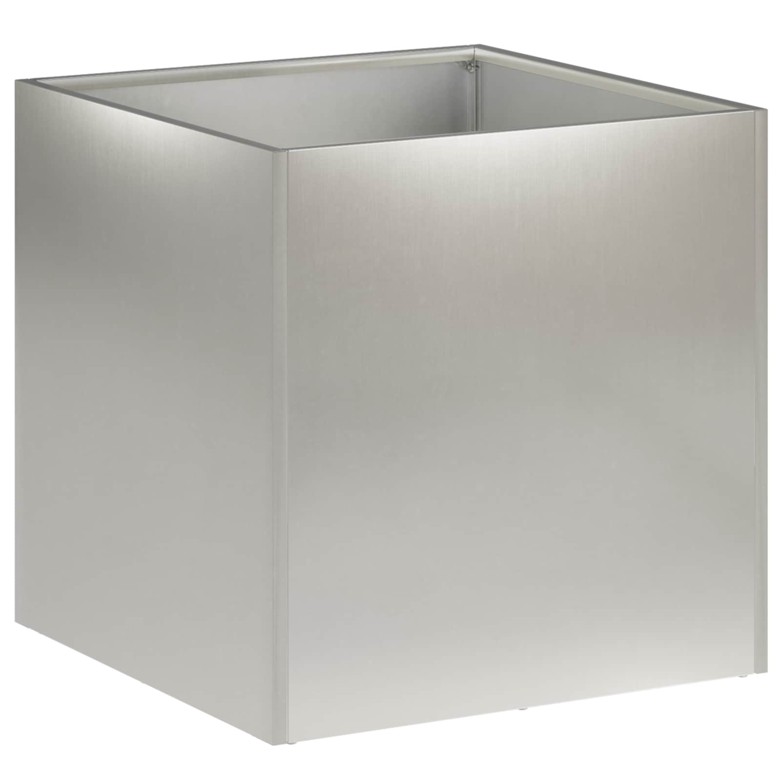 Tuin Bloempot 2 st zilver 20 x 20 x 20 cm Roestvrij staal image 3