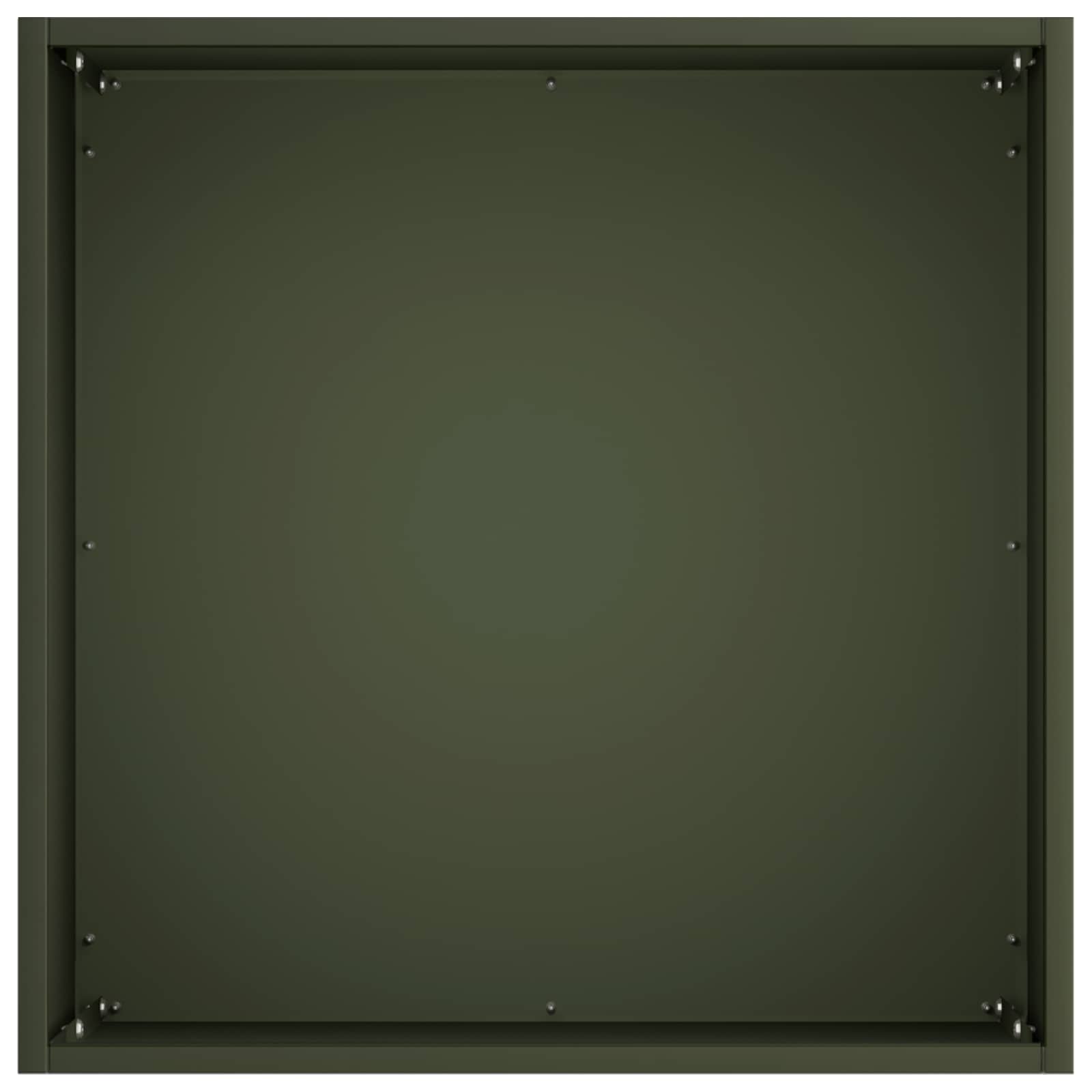 Plantenbak Olijfgroen 45 x 45 x 45 cm Koudgewalst staal image 4