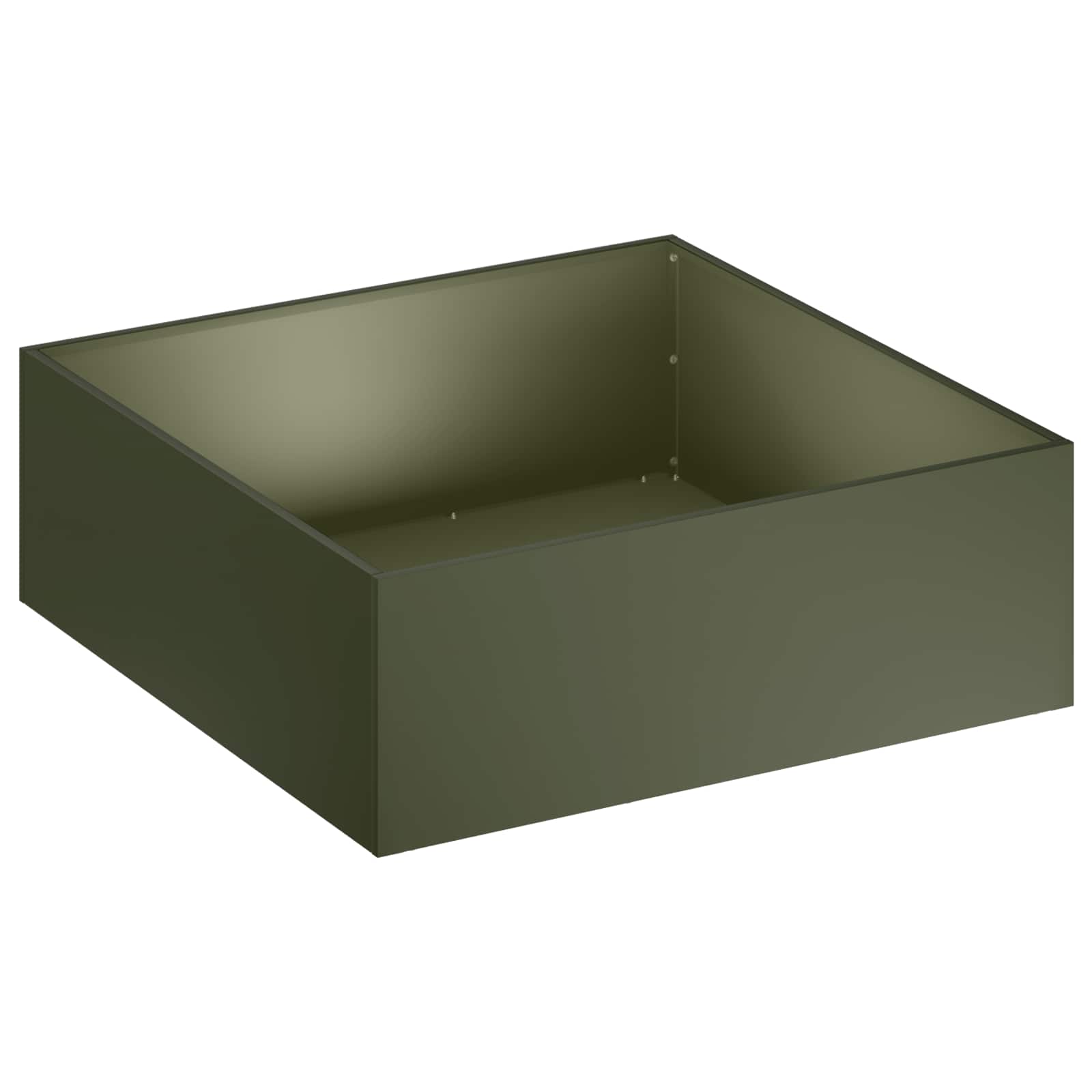 Plantenbak Olijfgroen 40 x 40 x 20 cm Koudgewalst staal image 2