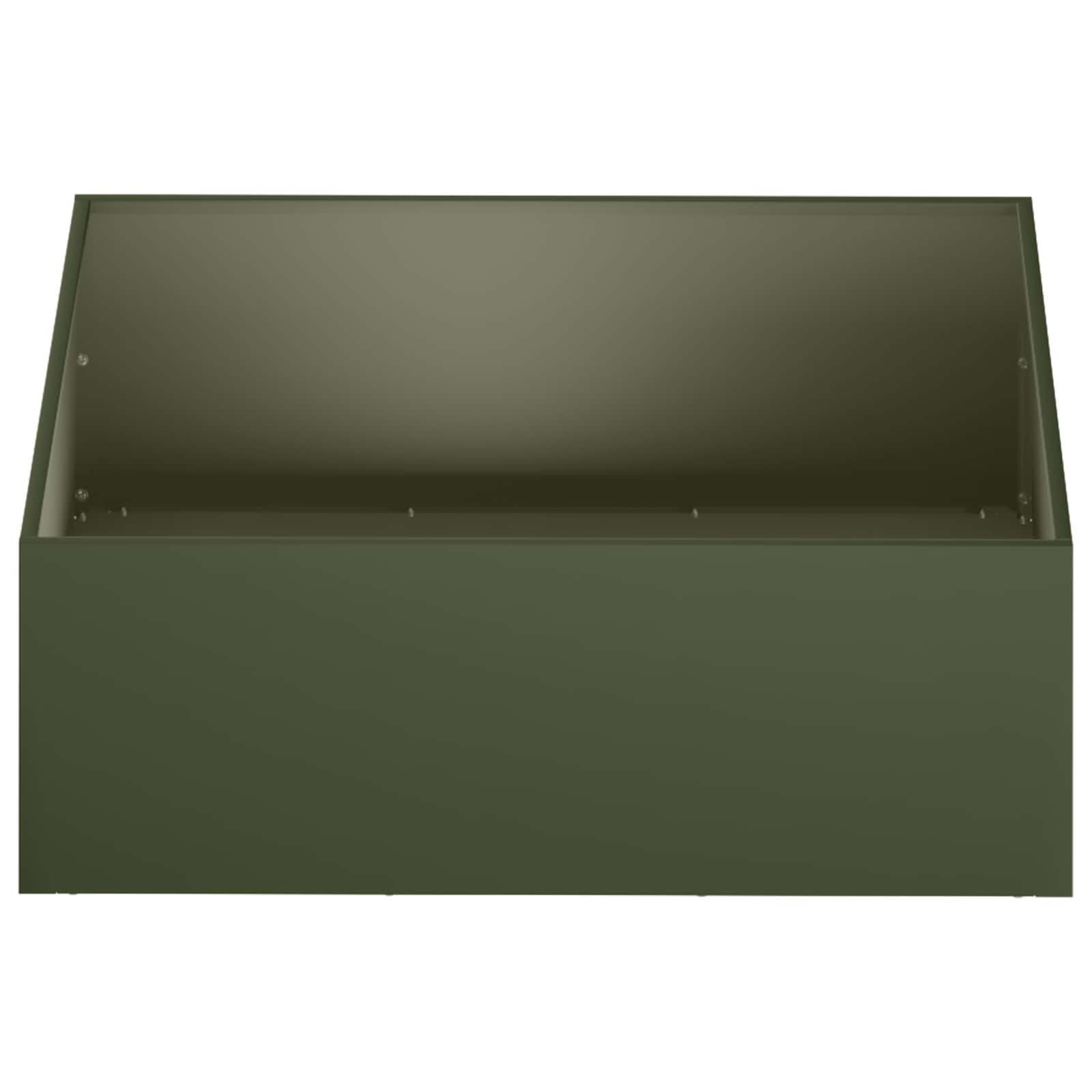 Plantenbak Olijfgroen 40 x 40 x 20 cm Koudgewalst staal image 3