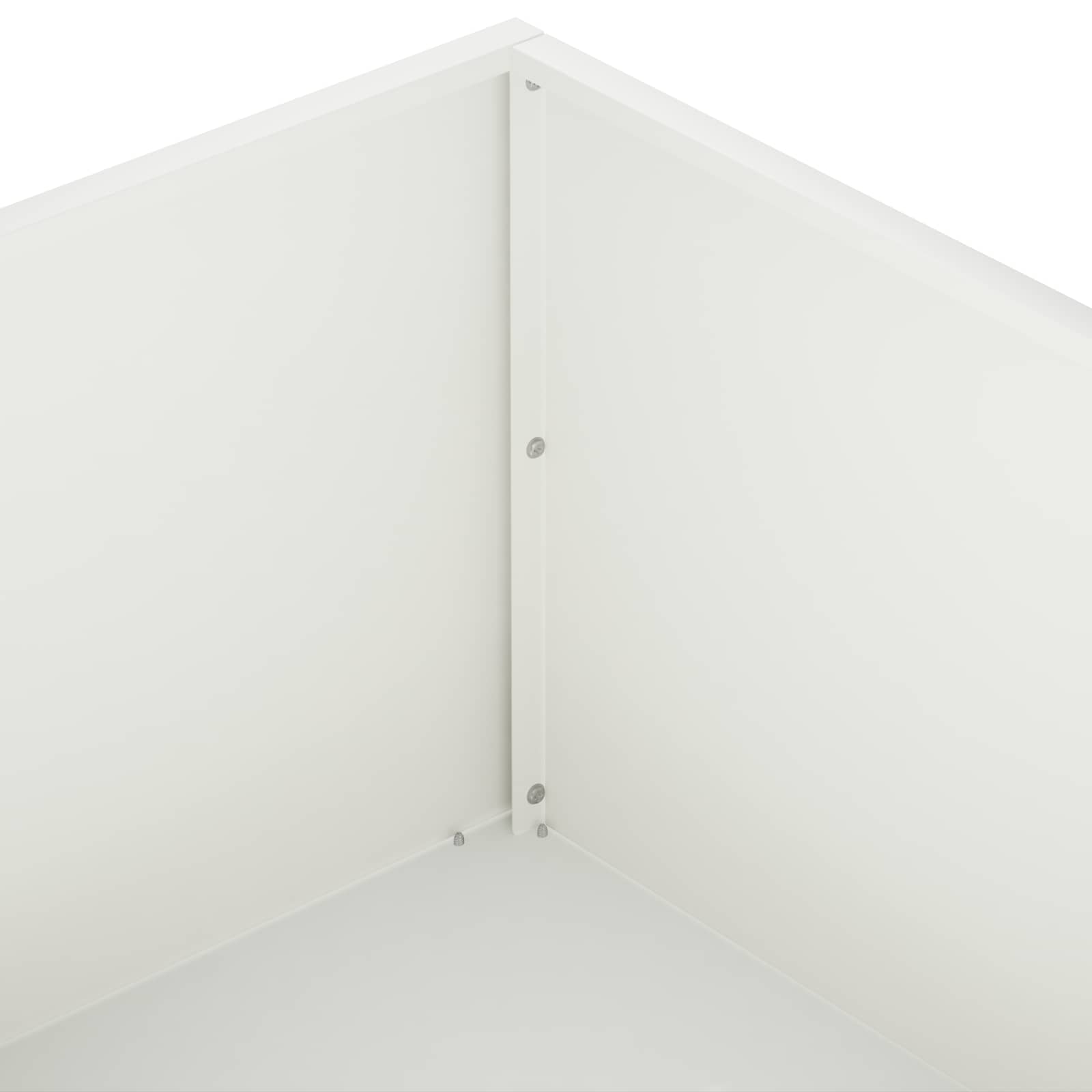 Plantenbak Wit 60 x 60 x 20 cm Koudgewalst staal image 5