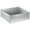 vidaXL Aia istutuspot H&otilde;bedane 60 x 60 x 20 cm Tsingitud teras