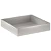 vidaXL Aia istutuspot H&otilde;bedane 80 x 80 x 20 cm Roostevaba teras