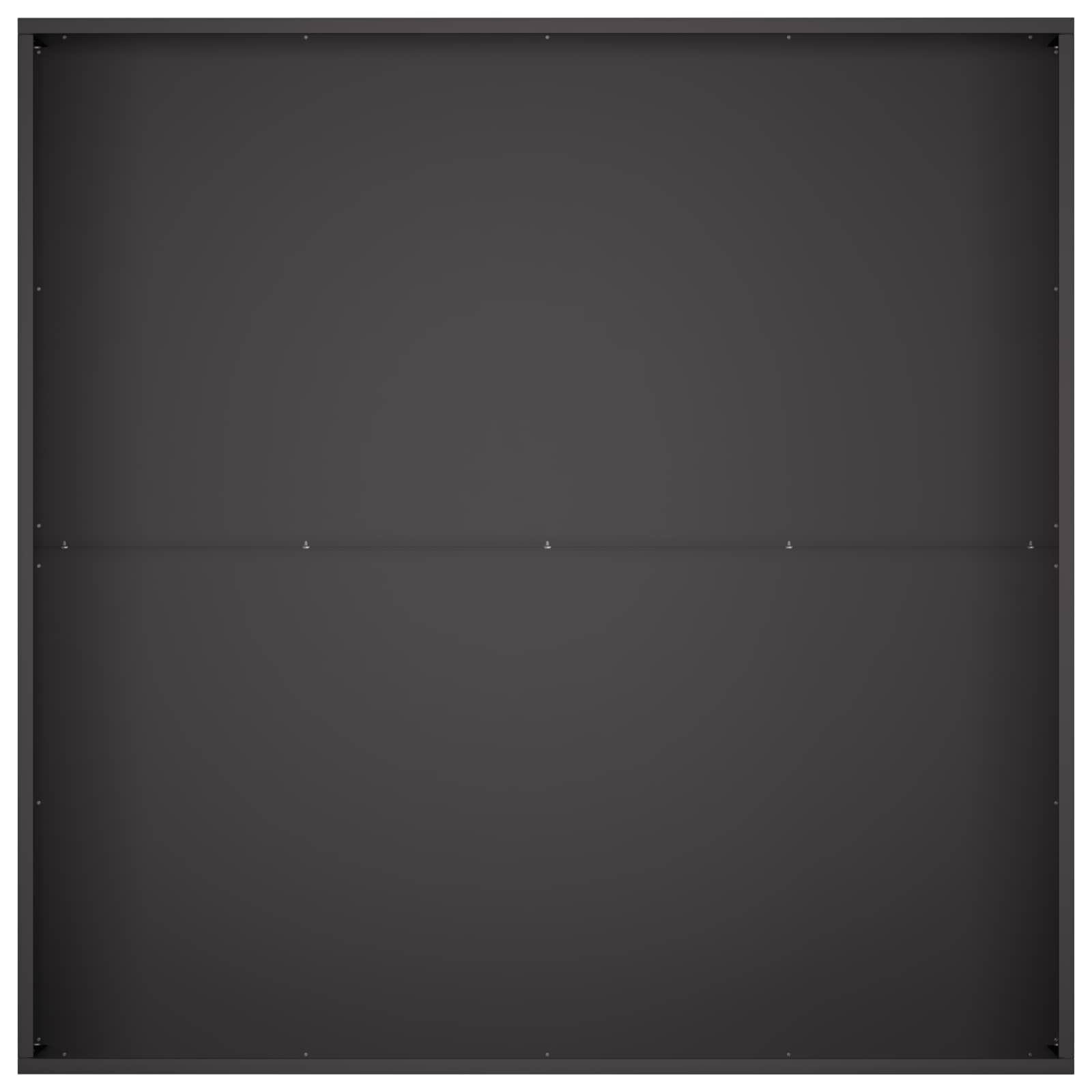 Plantenbak 2 st Zwart 100 x 100 x 20 cm Koudgewalst staal image 5