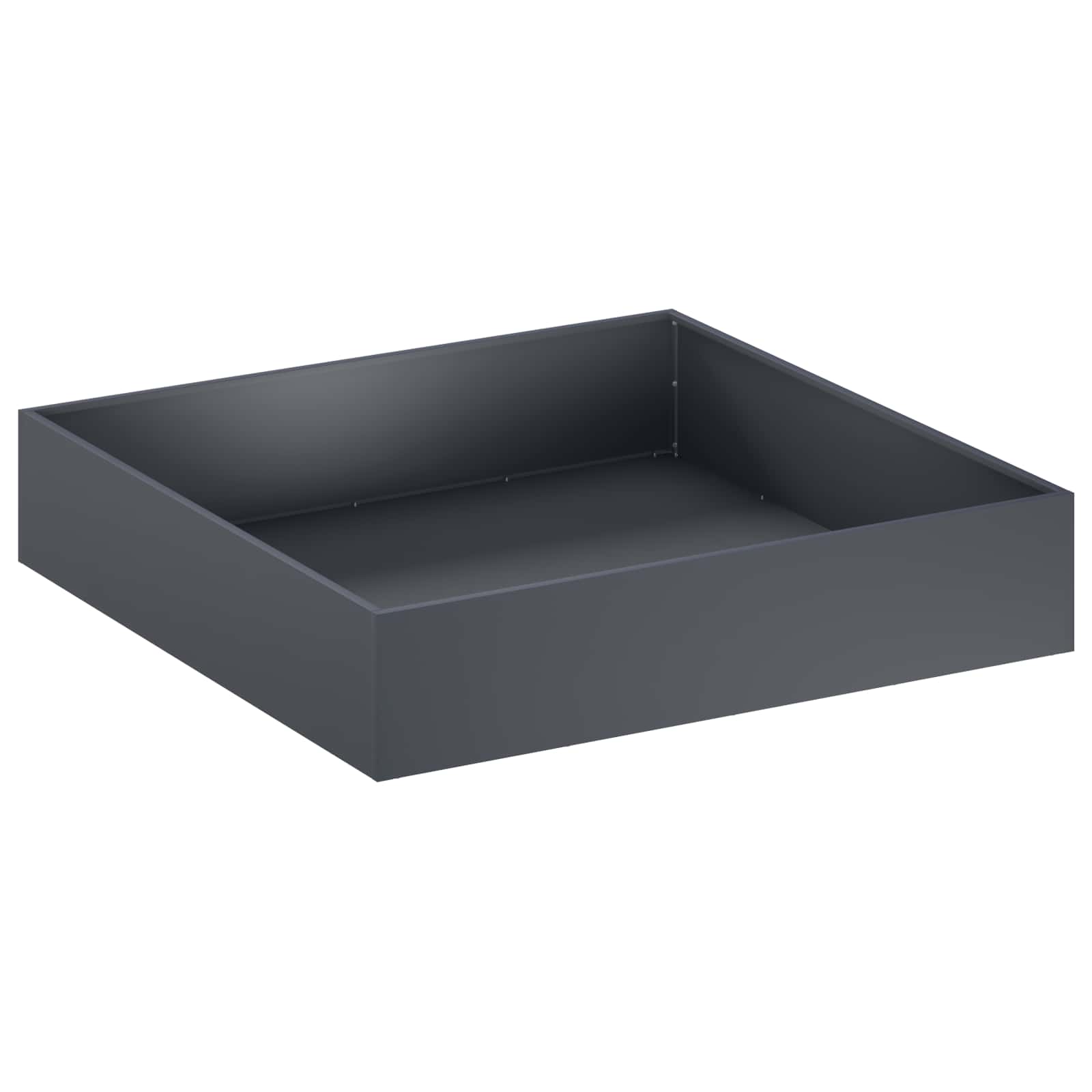 Plantenbak 2 st Antraciet 100 x 100 x 20 cm Koudgewalst staal image 3