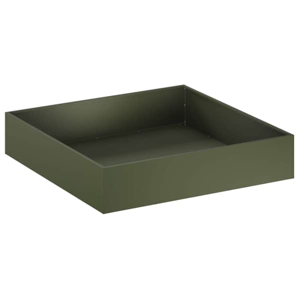 vidaXL Aia istutuspot Oliiviroheline 100 x 100 x 20 cm