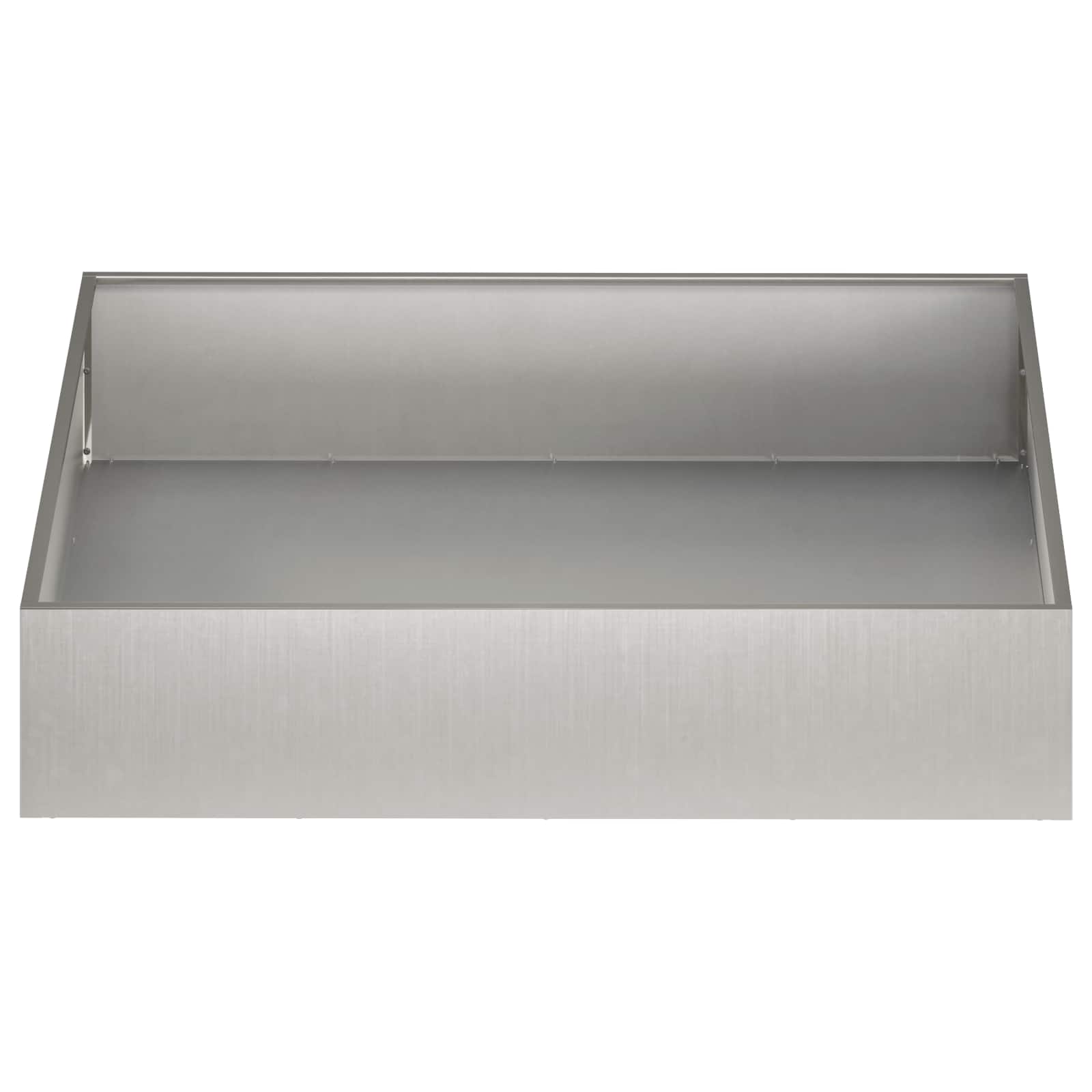Plantenbak 2 st zilver 100 x 100 x 20 cm Roestvrij staal image 4