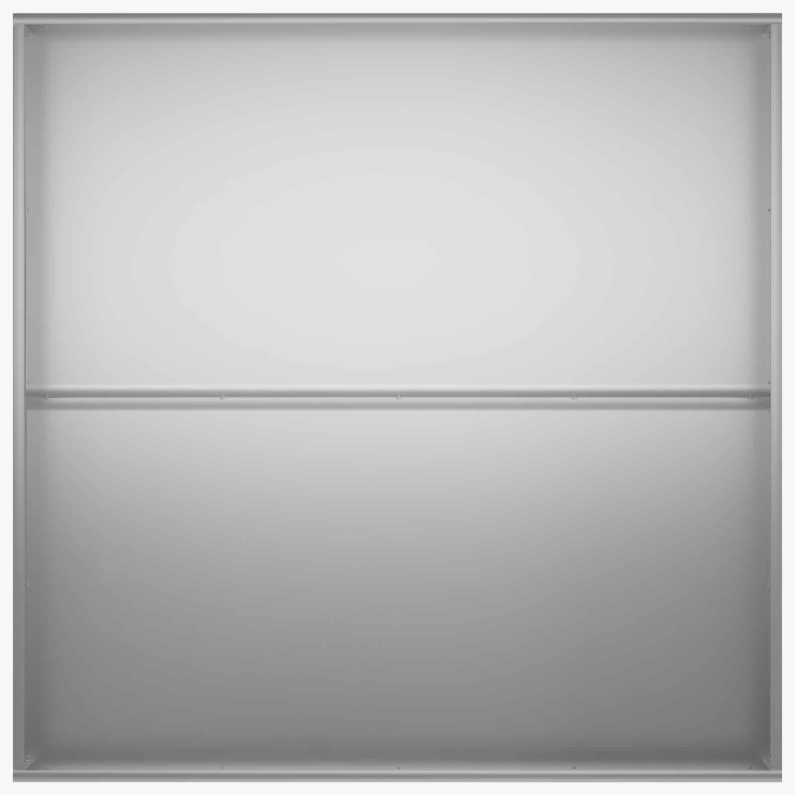 Plantenbak 2 st zilver 100 x 100 x 20 cm Gegalvaniseerd staal image 5