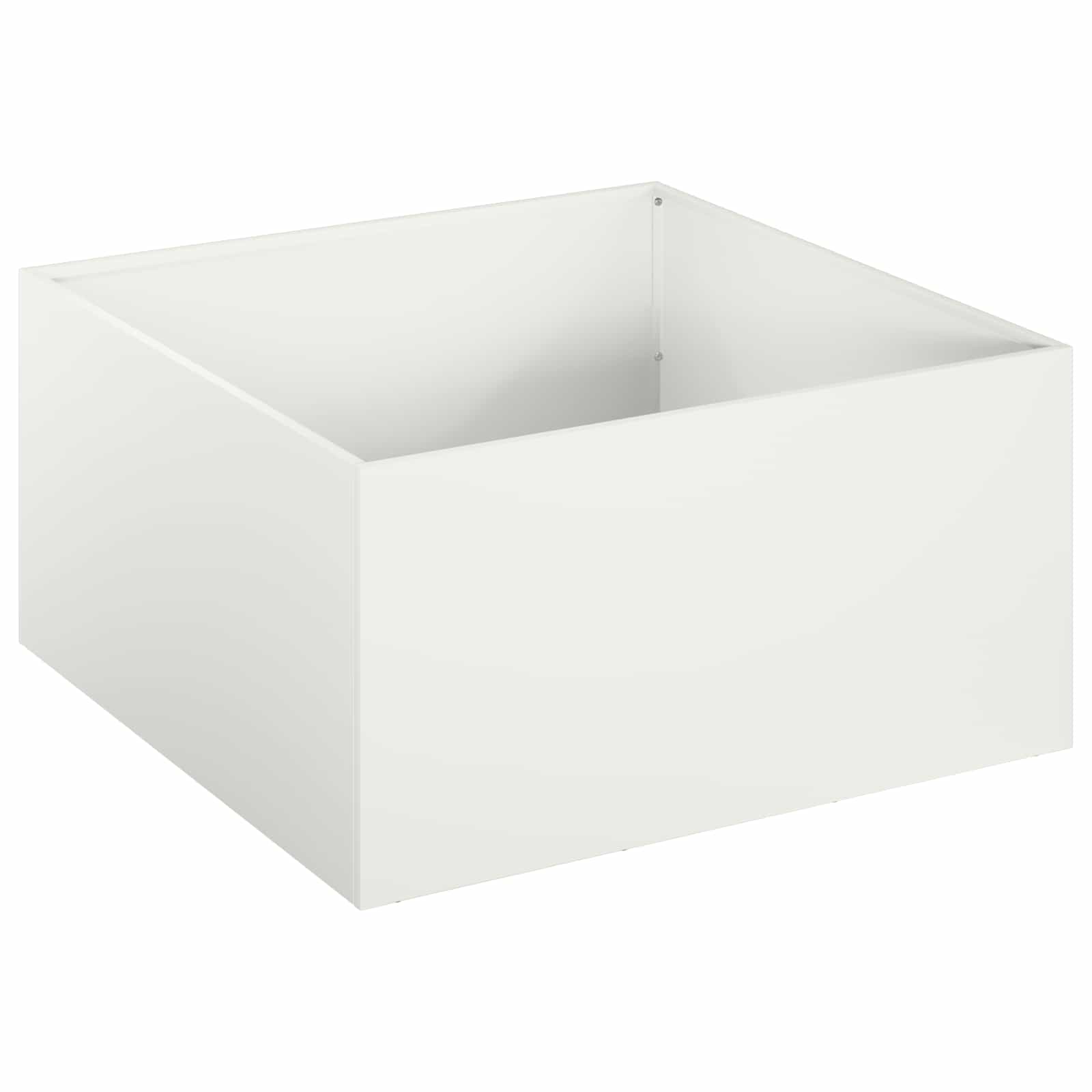Plantenbak Wit 40 x 40 x 30 cm Koudgewalst staal image 2