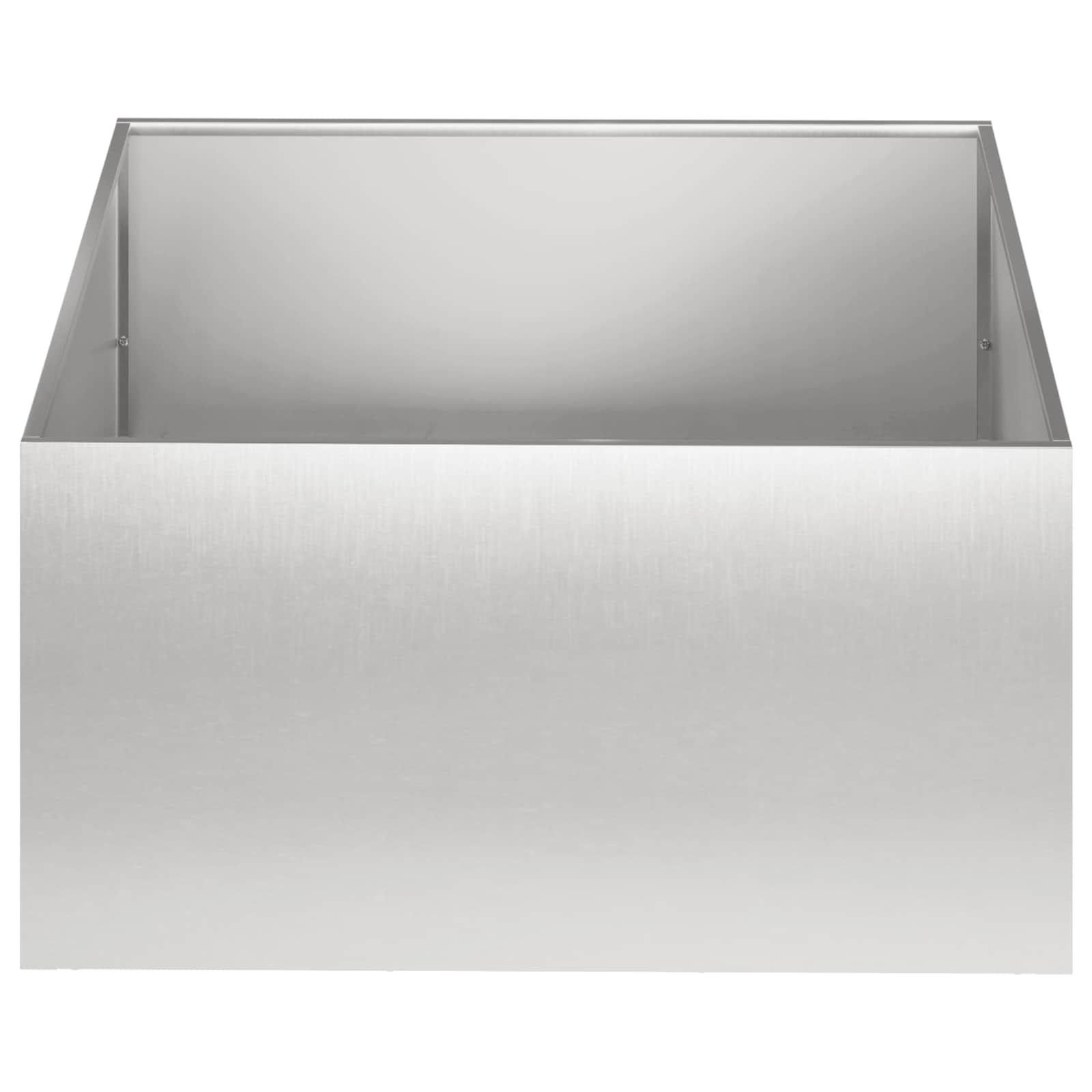 Plantenbak zilver 40 x 40 x 30 cm Roestvrij staal image 3