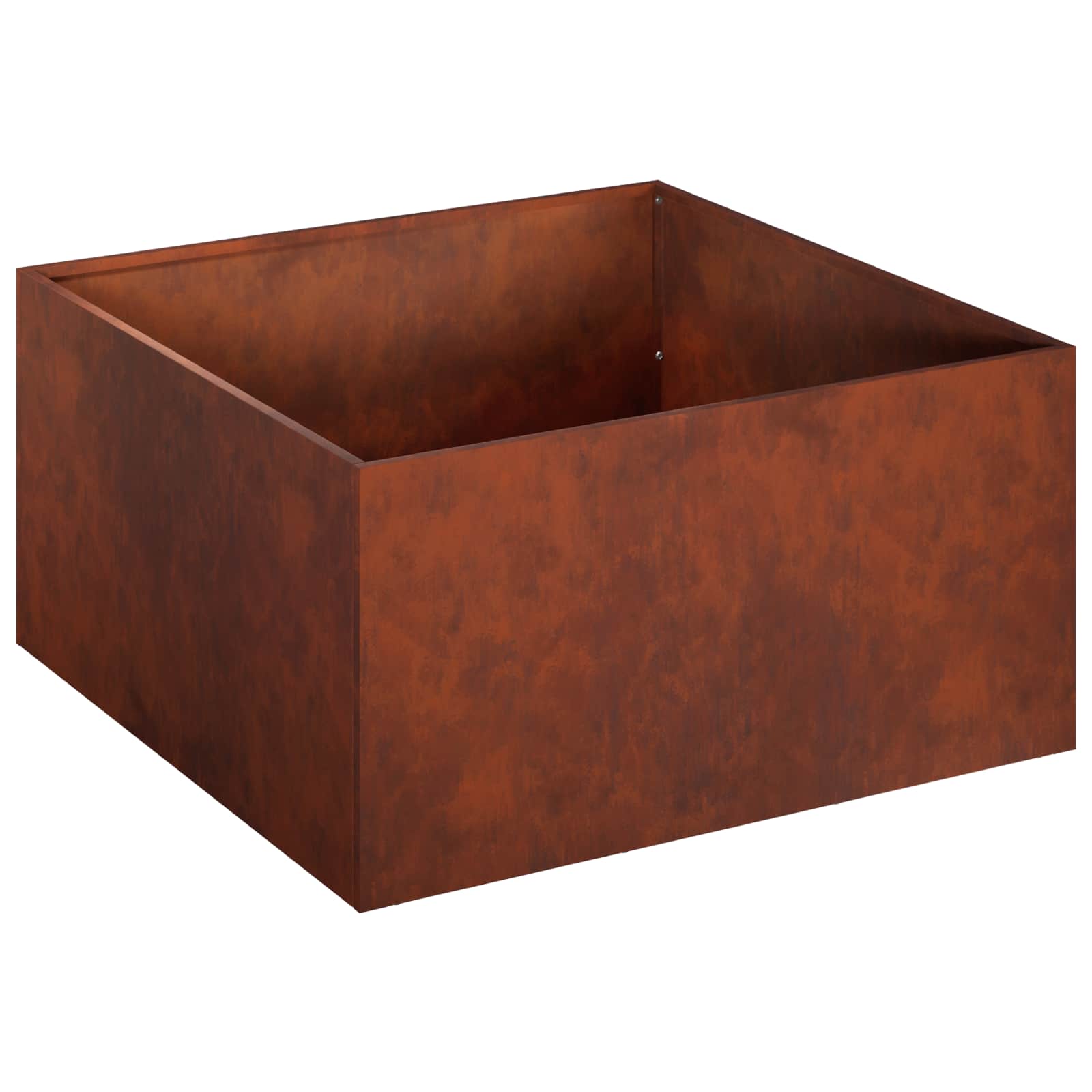Plantenbak 2 st Roestkleurig 40 x 40 x 30 cm weervast staal image 4