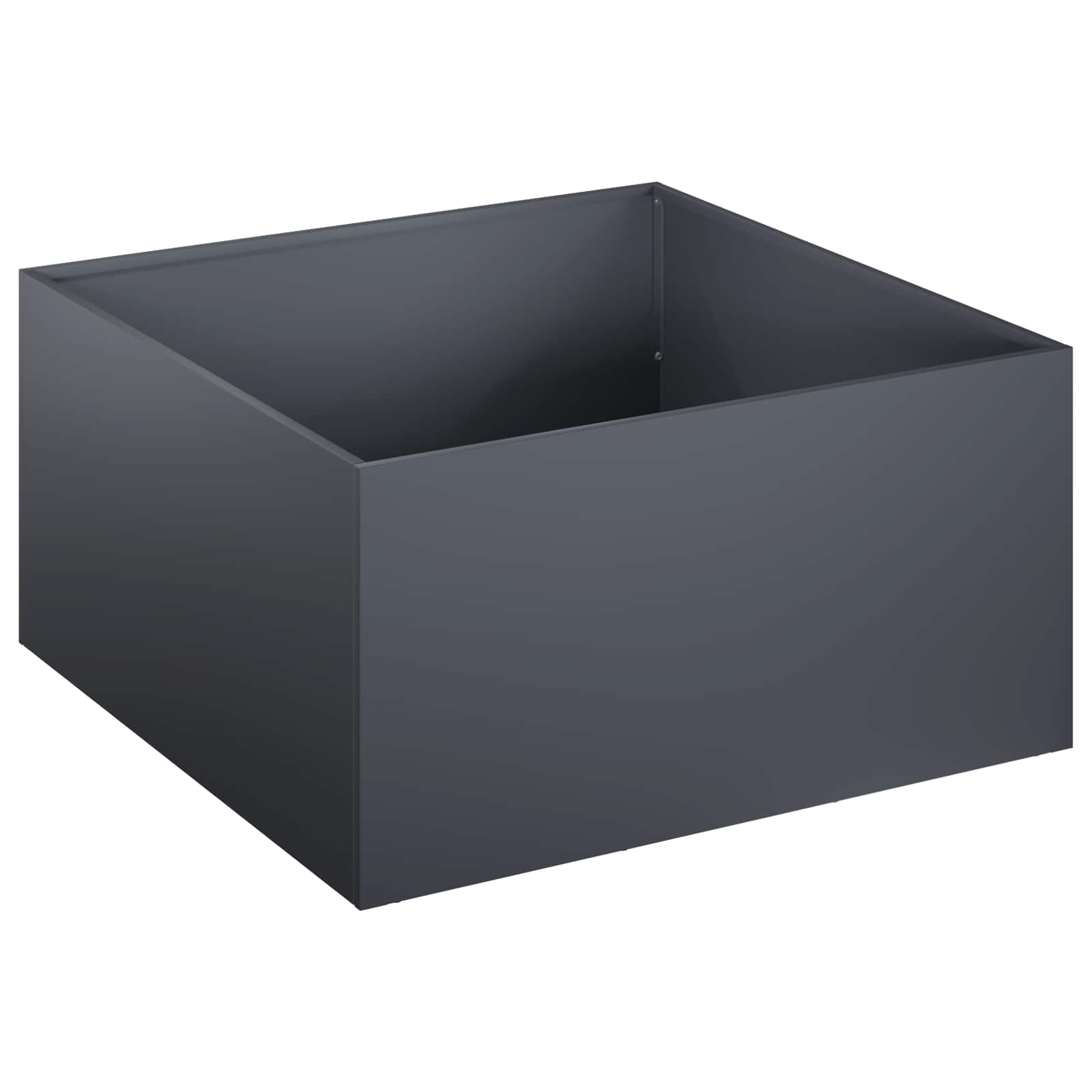 Plantenbak Antraciet 60 x 60 x 30 cm Koudgewalst staal image 2