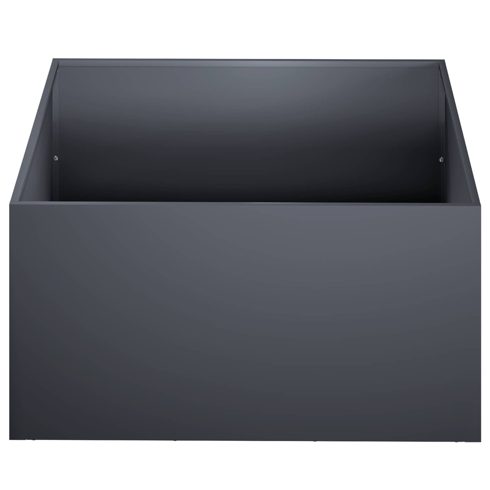 Plantenbak 2 st Antraciet 60 x 60 x 30 cm Koudgewalst staal image 4