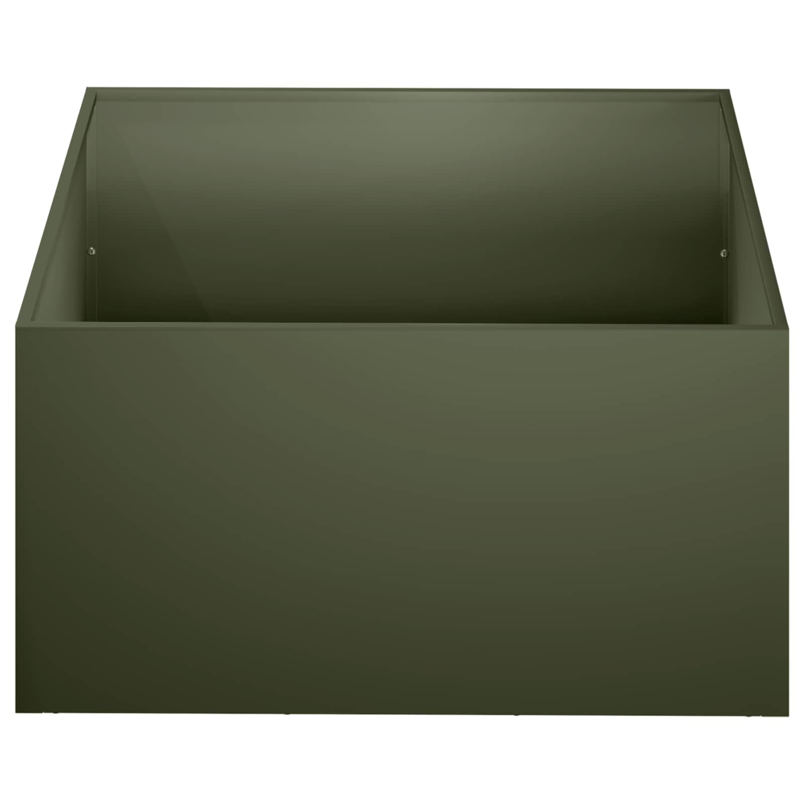 Plantenbak Olijfgroen 60 x 60 x 30 cm Koudgewalst staal image 3