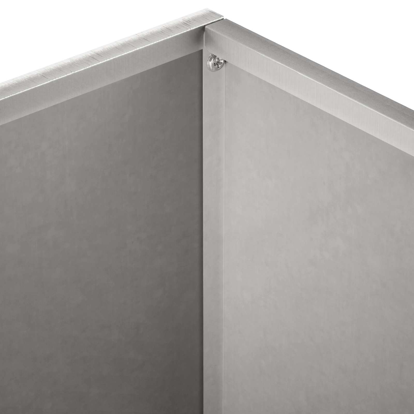 Plantenbak zilver 60 x 60 x 30 cm Roestvrij staal image 5